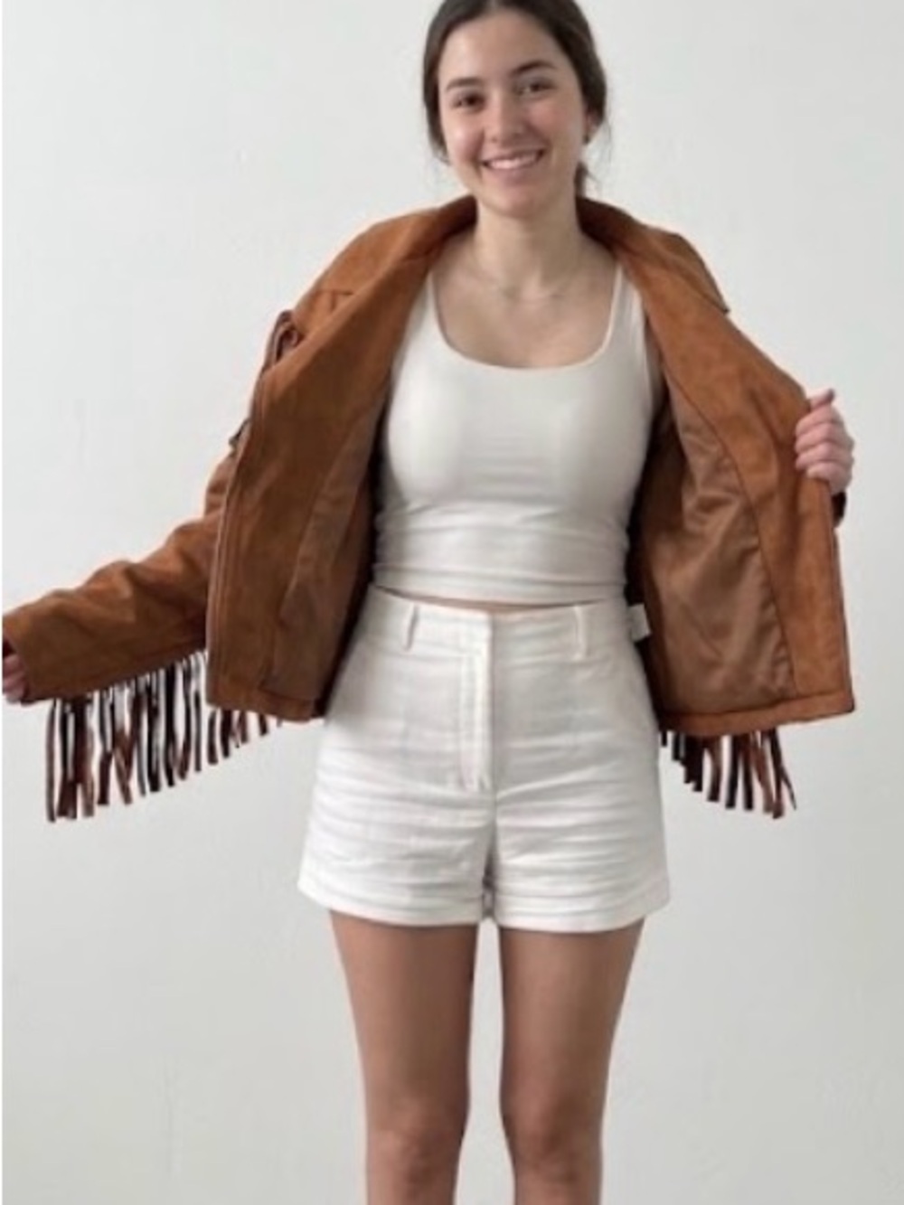 Women's Fringe western/country oversized Jacket